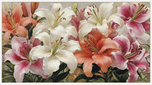 Elegant wedding invitation card background vector. Minimal hand painted Lilac botanical flowers texture template background. Design for wedding, vip cover, poster, rsvp moderncard.Valentine's Day