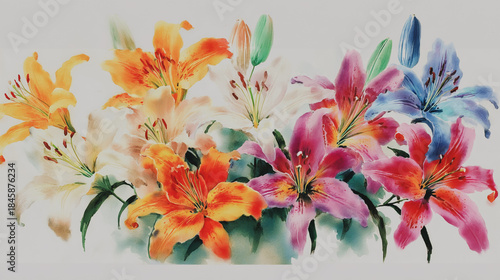 Elegant wedding invitation card background vector. Minimal hand painted Lilac botanical flowers texture template background. Design for wedding, vip cover, poster, rsvp moderncard.Valentine's Day