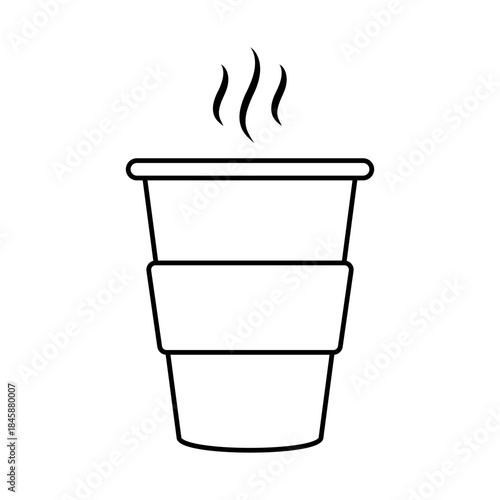 Hot drink paper cup