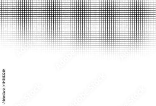 Wallpaper Mural Geometric grid pattern with black squares on white background Torontodigital.ca