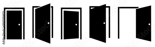 Door icon set