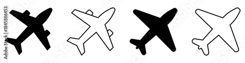 Plane icon set