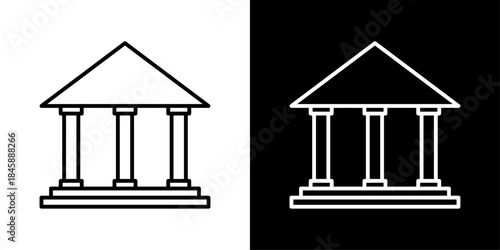 Banking icon representing financial institutions, money management, transactions, accounts, and banking services.