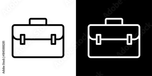 Briefcase icon representing business, work, professional tools, careers, and corporate responsibilities.