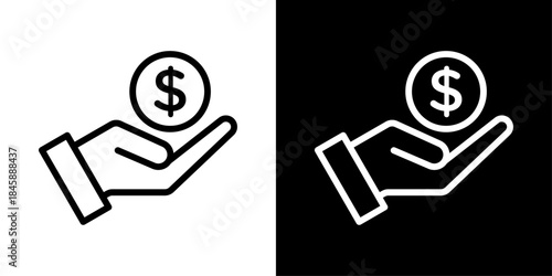 Payment icon representing transactions, online payments, billing processes, and secure financial exchanges.