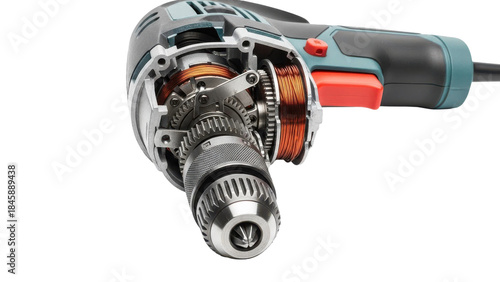 Drill Cutaway, Motor & Gears