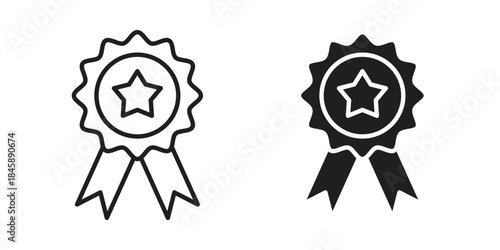 Award icon Collection for mobile and web apps. Editable stroke line and glyph icons.