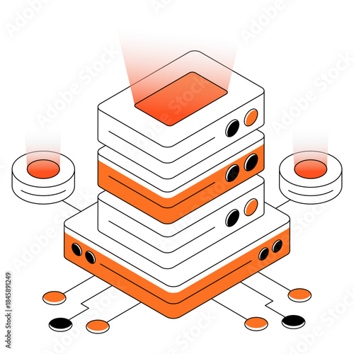 Premium download illustration of datacenter