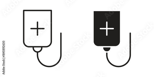 Chemotherapy icon Collection for mobile and web apps. Editable stroke line and glyph icons.