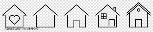 Home line icons