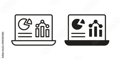 Dashboard icon Collection for mobile and web apps. Editable stroke line and glyph icons.