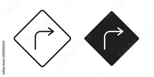Directions icon Collection for mobile and web apps. Editable stroke line and glyph icons.
