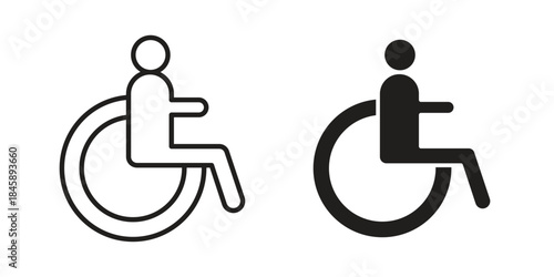 Disable icon Collection for mobile and web apps. Editable stroke line and glyph icons.