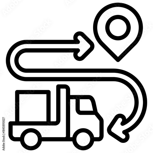 Route Planning Icon