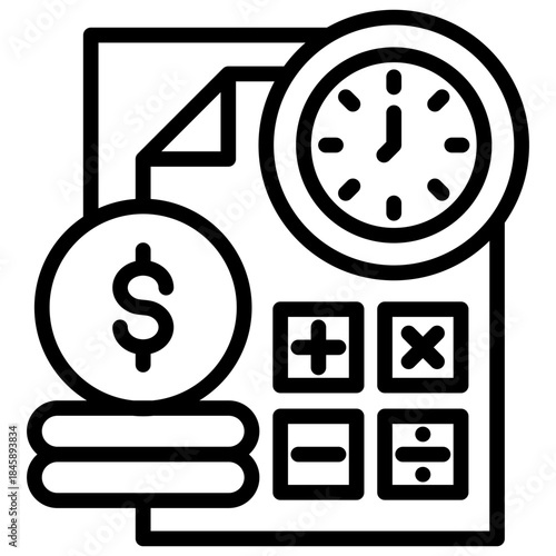Financial Report Icon