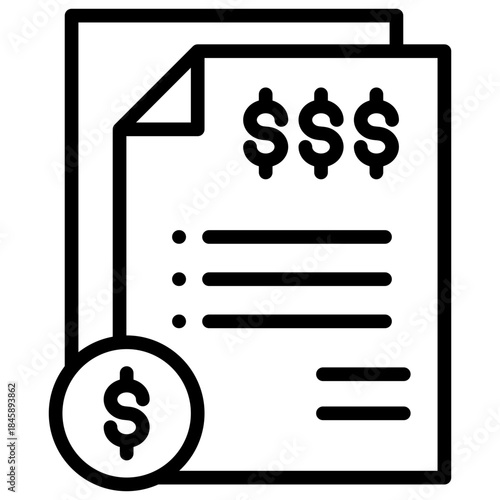 Financial Statement Icon