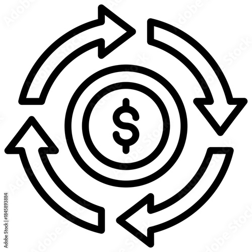 Money Cycle Icon