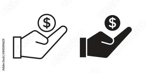 Investment icon Collection for mobile and web apps. Editable stroke line and glyph icons.