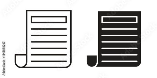 News icon Collection for mobile and web apps. Editable stroke line and glyph icons.