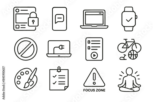 Digital music zone goals vector phone palette day equipment minimalism calm icon