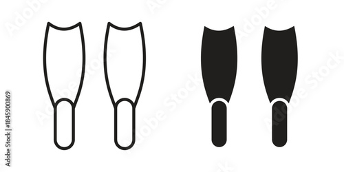 Scuba diving icon Collection for mobile and web apps. Editable stroke line and glyph icons.