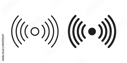 Signals icon Collection for mobile and web apps. Editable stroke line and glyph icons.