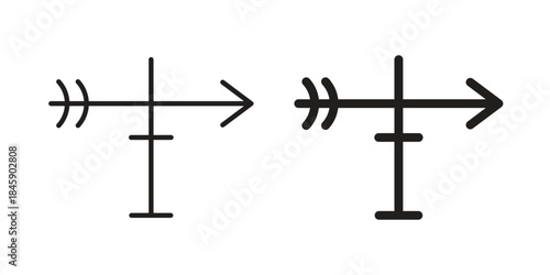 Veleta icon Collection for mobile and web apps. Editable stroke line and glyph icons.
