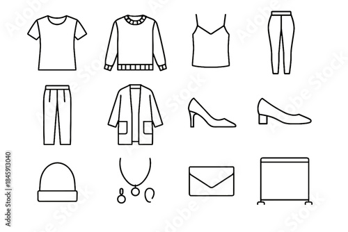 Soft icon capsule beanie top vector coatigan sweater heels minimalist pouch wardrobe