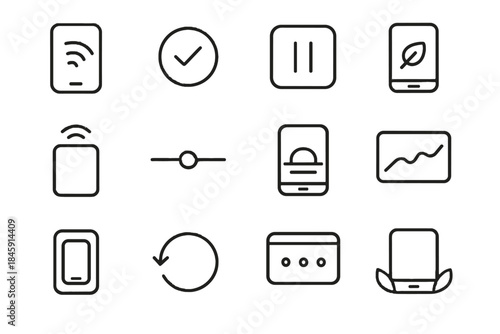 Digital icons restful healthy vector arrow wellbeing trend icon screen balanced timeline