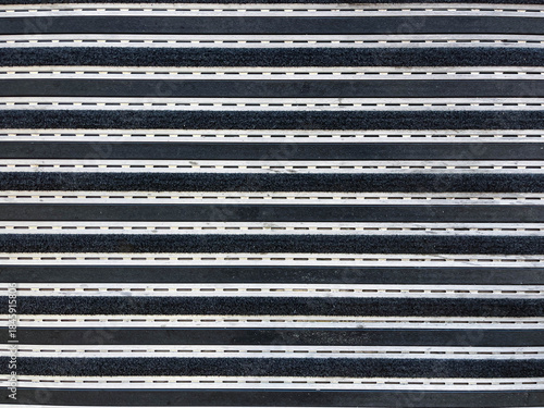 Carpet texture with grids at the school entrance