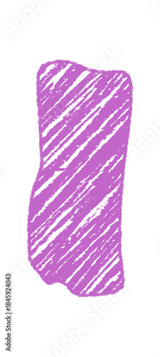 Organic chalk squiggle forms a rough textbox frame in diagonal rectangle style. Background with scribble label and sketch texture suits graphic text or creative label design.