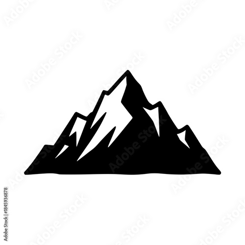 vector illustration of a mountain 