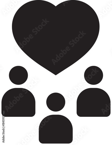 Community Support and Love Icon