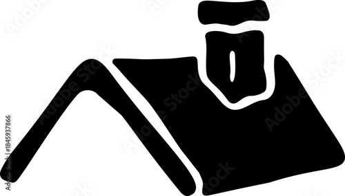 Hand Drawn House Roof Icon