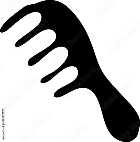 Comb Silhouette Icon