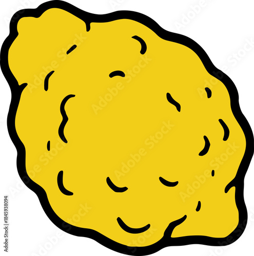 Chicken Nugget Cartoon Doodle