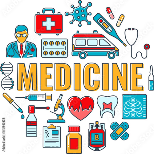 Medicine and Healthcare Banner