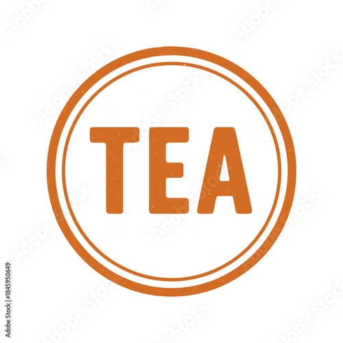 tea icon logo seal vector on white background
Vector stamp icon