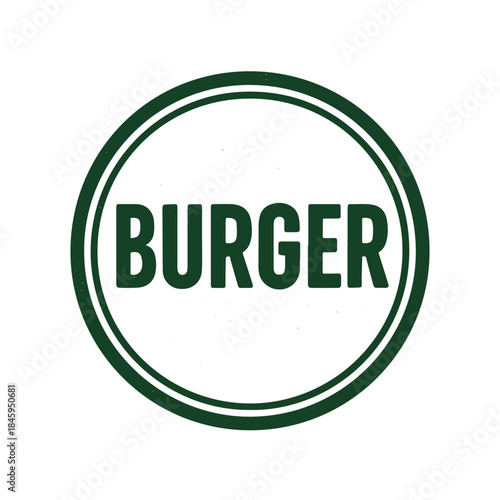 burger icon logo seal vector on white background
Vector stamp icon