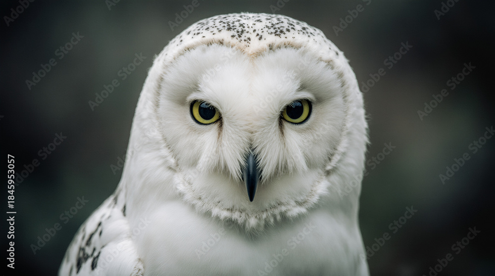Obraz premium Snowy Owl Close-Up Portrait