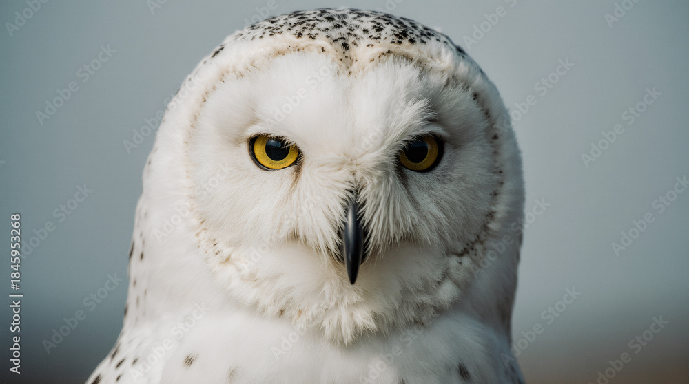 Obraz premium Snowy Owl Close-Up Portrait