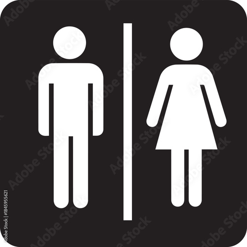 Washroom sign