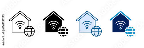 Internet Of Things Icon Set Multiple Style Collection