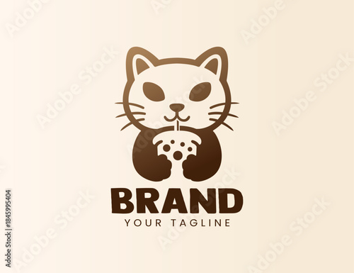 logo Boba Cat Corner