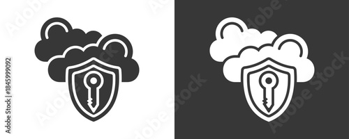 Authorization Icon Set Vector Collection Isolated In Black And White