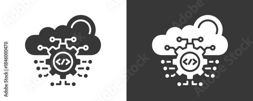 Api Icon Set Vector Collection Isolated In Black And White