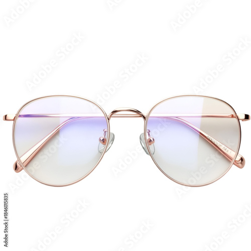 Stylish Square Women Glasses Frame with Spring Hinges. on wight background 