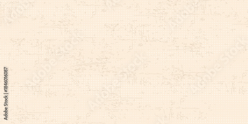 Vector texture of old white rice paper. Vintage kraft background with texture dot, splatter, speckles, sand. Korean recycled paper for handmade.