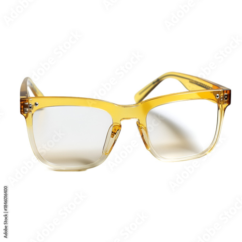Stylish Square Women Glasses Frame with Spring Hinges. on wight background 