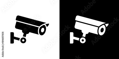 Surveillance Icon Flat Style Vector Illustration